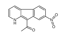 1-(7-nitro-1H-indeno[2,1-b]pyridin-9-yl)ethanone Structure