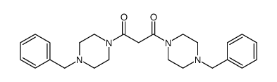 1,3-bis(4-benzylpiperazin-1-yl)propane-1,3-dione结构式