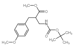 METHYL 2-N-BOC-2-AMINOMETHYL-3-(4-METHOXY-PHENYL)-PROPIONATE结构式