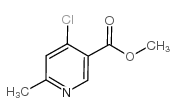 METHYL 4-CHLORO-6-METHYLNICOTINATE Structure