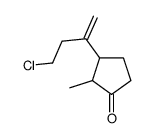 3-(4-chlorobut-1-en-2-yl)-2-methylcyclopentan-1-one Structure