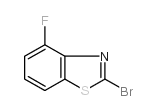 2-溴-4-氟苯并[d]噻唑结构式