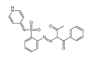 2-[(1,3-dioxo-1-phenylbutan-2-yl)diazenyl]-N-pyridin-4-ylbenzenesulfonamide Structure