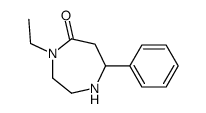 4-ethyl-7-phenyl-1,4-diazepan-5-one Structure