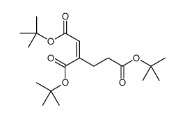 tritert-butyl but-1-ene-1,2,4-tricarboxylate Structure