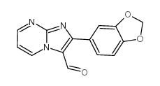 2-BENZO[1,3]DIOXOL-5-YL-IMIDAZO[1,2-A]PYRIMIDINE-3-CARBALDEHYDE structure