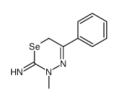3-methyl-5-phenyl-6H-1,3,4-selenadiazin-2-imine Structure