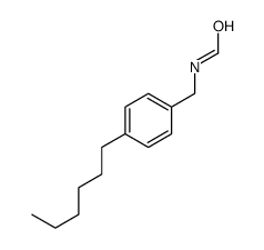 N-[(4-hexylphenyl)methyl]formamide Structure