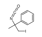 (1-iodo-2-isocyanatopropan-2-yl)benzene结构式