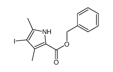 benzyl 4-iodo-3,5-dimethyl-1H-pyrrole-2-carboxylate Structure