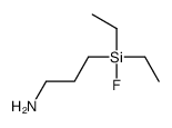 3-[diethyl(fluoro)silyl]propan-1-amine结构式