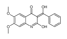 3-[hydroxy(phenyl)methylidene]-6,7-dimethoxy-1H-quinoline-2,4-dione Structure