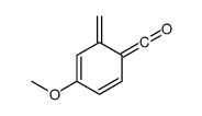 Methanone, (4-methoxy-6-methylene-2,4-cyclohexadien-1-ylidene) Structure