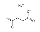 disodium salt of β-(hydroxysulfinyl)butyric acid Structure