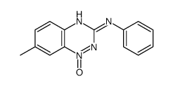 7-methyl-1-oxido-N-phenyl-1,2,4-benzotriazin-1-ium-3-amine结构式