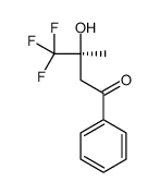(3S)-4,4,4-trifluoro-3-hydroxy-3-methyl-1-phenylbutan-1-one Structure