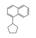 1-cyclopentylnaphthalene Structure