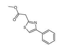 METHYL (4-PHENYL-1,3-THIAZOL-2-YL)ACETATE structure