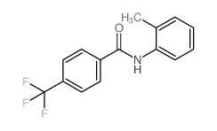 N-(2-Methylphenyl)-4-(trifluoromethyl)benzamide结构式