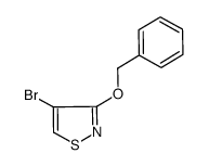 3-benzyloxy-4-bromoisothiazole Structure