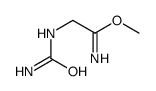 methyl 2-(carbamoylamino)ethanimidate结构式