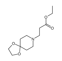 ethyl 3-(1,4-dioxa-8-azaspiro[4.5]decan-8-yl)propanoate结构式