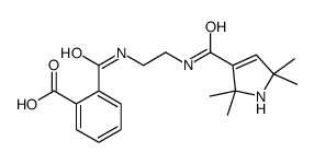 2-[2-[(2,2,5,5-tetramethyl-1H-pyrrole-3-carbonyl)amino]ethylcarbamoyl]benzoic acid Structure