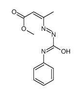 methyl 3-(phenylcarbamoyldiazenyl)but-2-enoate结构式