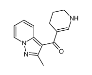 (2-methylpyrazolo[1,5-a]pyridin-3-yl)-(1,2,3,4-tetrahydropyridin-5-yl)methanone Structure