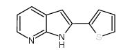 1H-PYRROLO[2,3-B]PYRIDINE, 2-(2-THIENYL)- structure