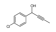 1-(4-chlorophenyl)but-2-yn-1-ol Structure