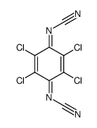 2,3,5,6-Tetrachloro-N,N'-dicyano-1,4-benzoquinonediimine Structure