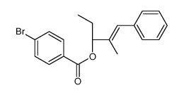 [(E,3R)-2-methyl-1-phenylpent-1-en-3-yl] 4-bromobenzoate Structure