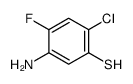 5-amino-2-chloro-4-fluorobenzenethiol结构式
