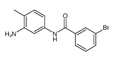 N-(3-amino-4-methylphenyl)-3-bromobenzamide结构式