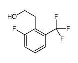 2-[2-Fluoro-6-(trifluoromethyl)phenyl]ethanol结构式