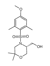 (R)-(4-(4-methoxy-2,6-dimethylphenylsulfonyl)-6,6-dimethylmorpholin-3-yl)methanol Structure
