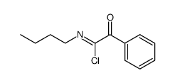 Phenylglyoxylsaeure-N-butyl-imidchlorid Structure