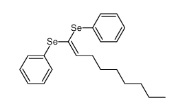 1,1-bis(phenylseleno)-1-nonene Structure