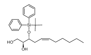 (Z)-(2S,3R)-3-(tert-Butyl-diphenyl-silanyloxy)-undec-5-ene-1,2-diol Structure