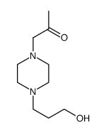 1-[4-(3-hydroxypropyl)piperazin-1-yl]propan-2-one Structure