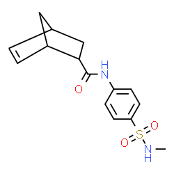 N-{4-[(methylamino)sulfonyl]phenyl}bicyclo[2.2.1]hept-5-ene-2-carboxamide结构式