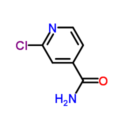 2-氯吡啶-4-甲酰胺结构式