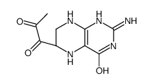 1-[(6R)-2-amino-4-oxo-5,6,7,8-tetrahydro-1H-pteridin-6-yl]propane-1,2- dione结构式