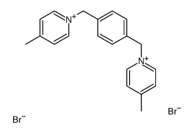 4-methyl-1-[[4-[(4-methylpyridin-1-ium-1-yl)methyl]phenyl]methyl]pyridin-1-ium,dibromide结构式