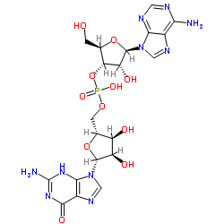 ADENYLYL-(3'-5')-GUANOSINE结构式