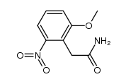 (2-methoxy-6-nitro-phenyl)-acetic acid amide Structure