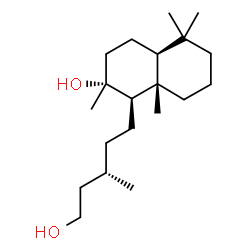 (13S)-Labdane-8,15-diol Structure