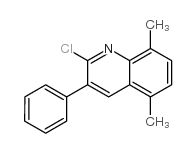2-Chloro-5,8-dimethyl-3-phenylquinoline结构式