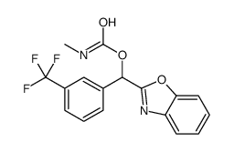 [1,3-benzoxazol-2-yl-[3-(trifluoromethyl)phenyl]methyl] N-methylcarbamate结构式